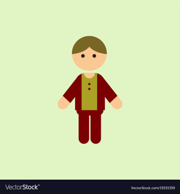Little boy kid child cute boy vector image Little boy kid child cute boy vector image