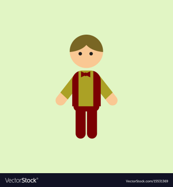 Little boy kid child cute boy vector image Little boy kid child cute boy vector image