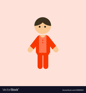 Little boy kid child cute boy vector image Little boy kid child cute boy vector image