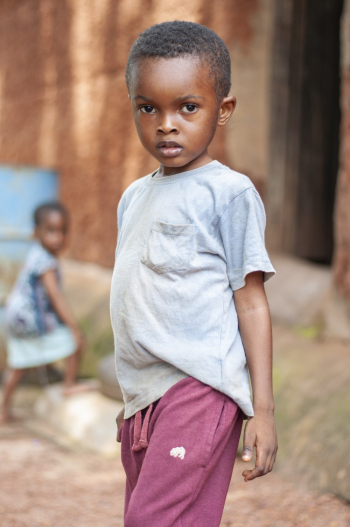 Little Boy Wearing Blue Shirt Little Boy Wearing Blue Shirt