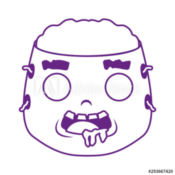 little boy with zombie costume character little boy with zombie costume character