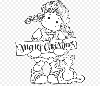Little Christmas Coloring book Santa Claus Rudolph - christmas 
