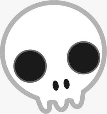 Little Fresh White Skull, Skull Clipart, Little Fresh Skull ...