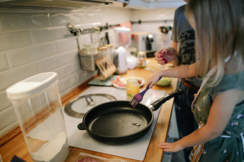 Little Girl Cooking Little Girl Cooking