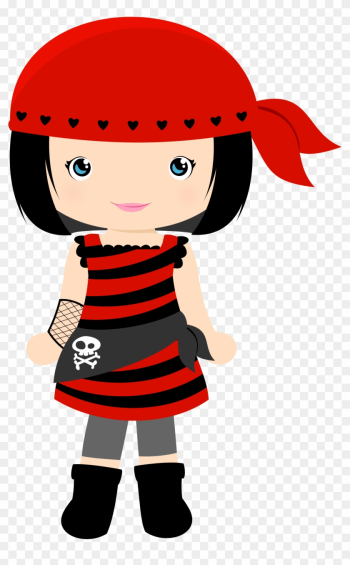 Little Pirate Girl Clipart Little Pirate Girl Clipart