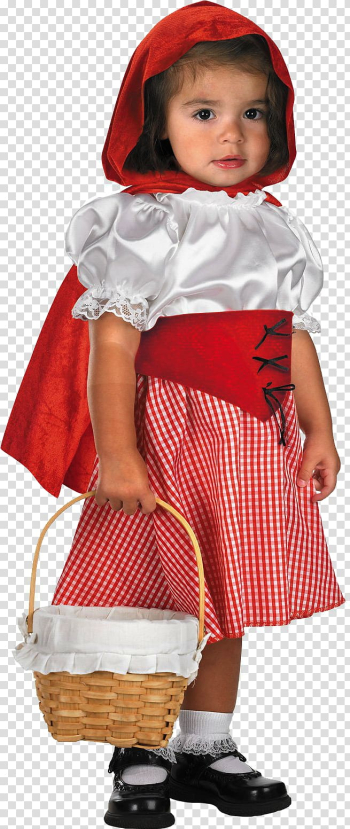 Little Red Riding Hood Halloween costume Big Bad Wolf BuyCostumes.com, child transparent background PNG clipart