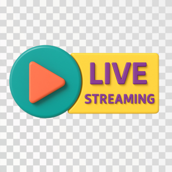 Live Streaming Button Design Live Streaming Button Design