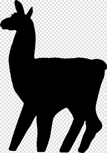 Llama Alpaca , animal silhouettes transparent background PNG clipart Llama Alpaca , animal silhouettes transparent background PNG clipart