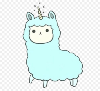 Llama Clip art Drawing Kawaii Illustration - cute unicorn drawings 