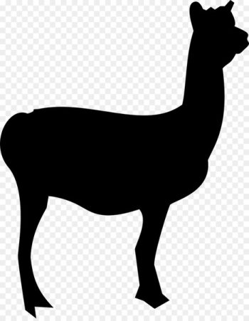 Llama Silhouette Clip art - animal silhouettes Llama Silhouette Clip art - animal silhouettes