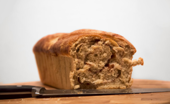 Loaf Bread on Brown Wooden Tabletop Loaf Bread on Brown Wooden Tabletop