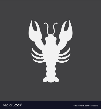 Lobster vector image Lobster vector image