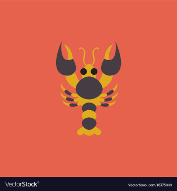 Lobster vector image Lobster vector image