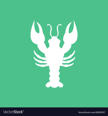Lobster vector image Lobster vector image