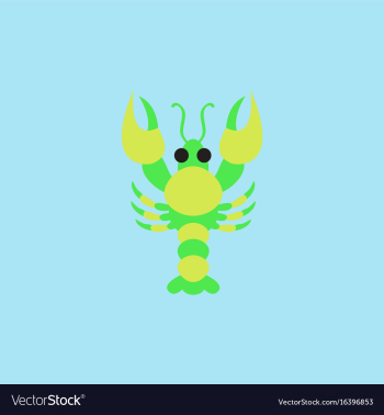 Lobster vector image Lobster vector image