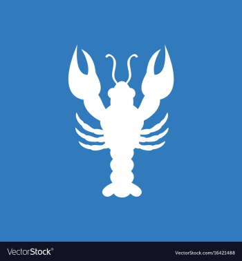 Lobster vector image Lobster vector image