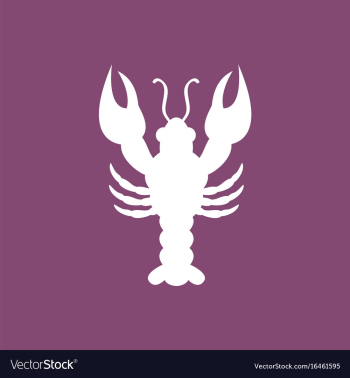 Lobster vector image Lobster vector image