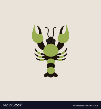 Lobster vector image Lobster vector image
