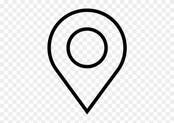 Location, Map, Marker, Pin, Clipart - Google Map Icon White