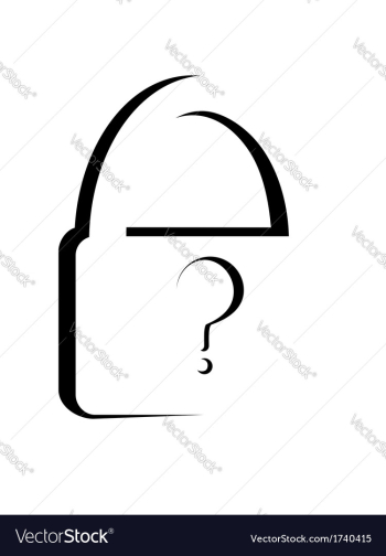 Lock vector image Lock vector image