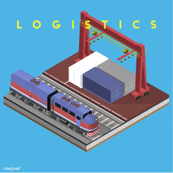 Logistics business industrial isolated icon o.. | Free stock vector - 393304