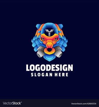 logo animal warrior gradient