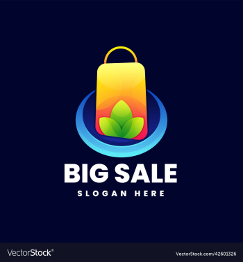 logo big sale gradient colorful style logo big sale gradient colorful style