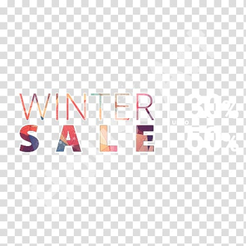 Logo Brand Font, winter sale transparent background PNG clipart