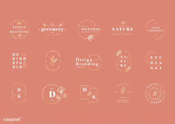 Logo design set | Free stock vector - 598766 Logo design set | Free stock vector - 598766