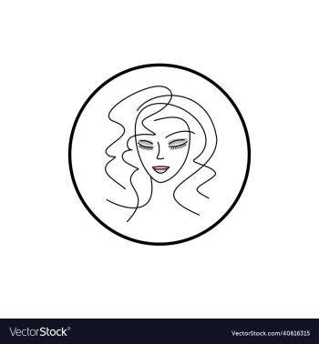 logo for a beauty salon - beautiful face logo for a beauty salon - beautiful face