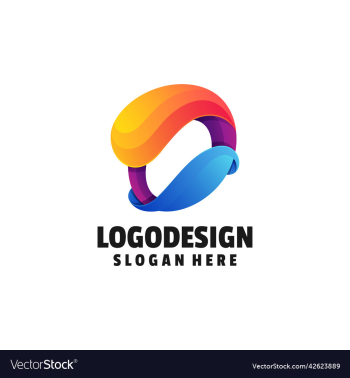 logo letter d gradient colorful style logo letter d gradient colorful style