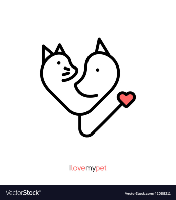 logo pet heart shop veterinary clinic store logo pet heart shop veterinary clinic store