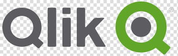 Logo Qlik Computer Software Business intelligence Information technology, technology sense line transparent background PNG clipart