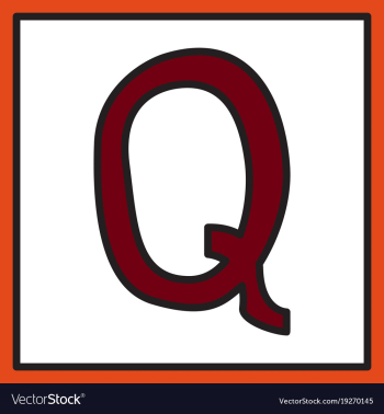 Logo quora website icon social media social vector image Logo quora website icon social media social vector image