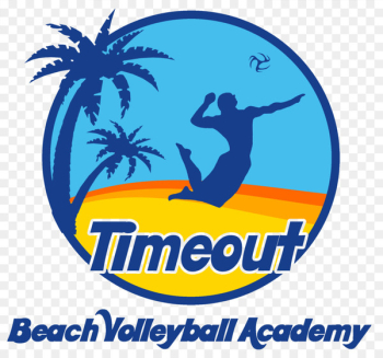 Logo Timeout Beach Volleyball Academy - Master Logo Timeout Beach Volleyball Academy - Master