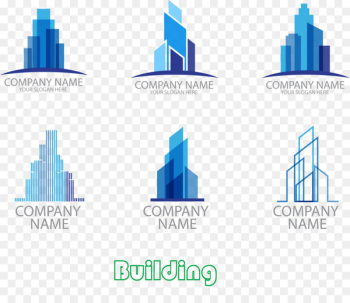 Logo Vector Building - 6 stylish building logo design 