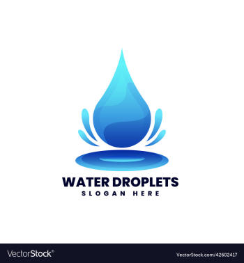 logo water droplets gradient logo water droplets gradient