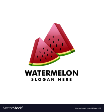 logo watermelon gradient colorful logo watermelon gradient colorful