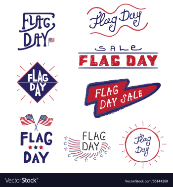 logos and labels flag day