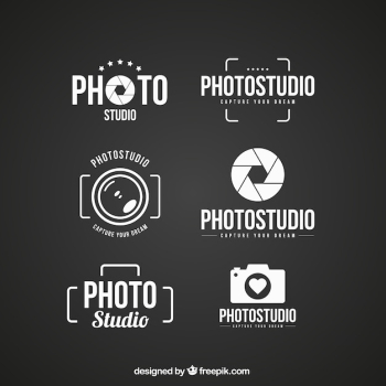 Logos of photo studio Logos of photo studio