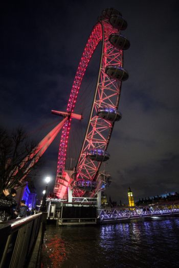 London Eye, London at Night London Eye, London at Night