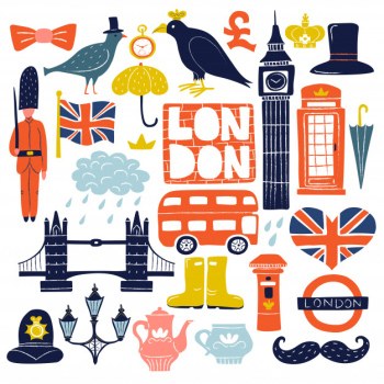 London landmarks set Free Vector London landmarks set Free Vector