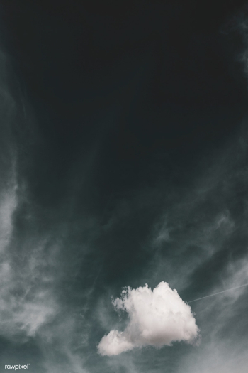Lonely cloud in the sky | Free stock photo - 488389 Lonely cloud in the sky | Free stock photo - 488389