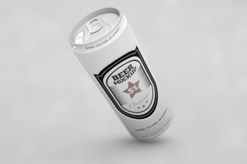 Long beer can mock up