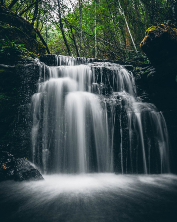 Long Exposure Shot of a Cascade Long Exposure Shot of a Cascade