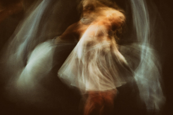 Long Exposure Shot Of A Girl Dancing Long Exposure Shot Of A Girl Dancing