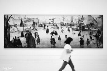 Long narrow painting in an art exhibition | Free stock photo - 427588 Long narrow painting in an art exhibition | Free stock photo - 427588