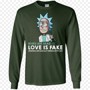 Long-sleeved T-shirt Rick Sanchez Hoodie - T-shirt Long-sleeved T-shirt Rick Sanchez Hoodie - T-shirt