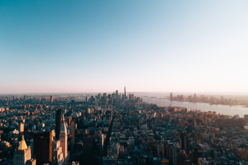 Long View Of New York City Long View Of New York City