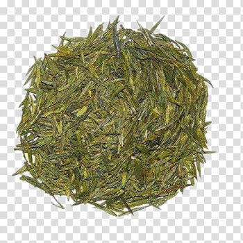 Longjing tea Dongting Lake Junshan Yinzhen Green tea, Imperial tea leaves material transparent background PNG clipart